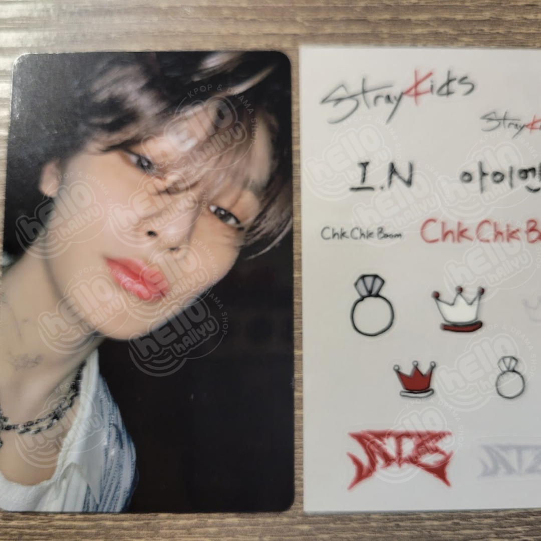 Stray Kids "ATE" - JYP Shop Pre-Order Benefit Photocard [NEMO Ver.]  & STICKER