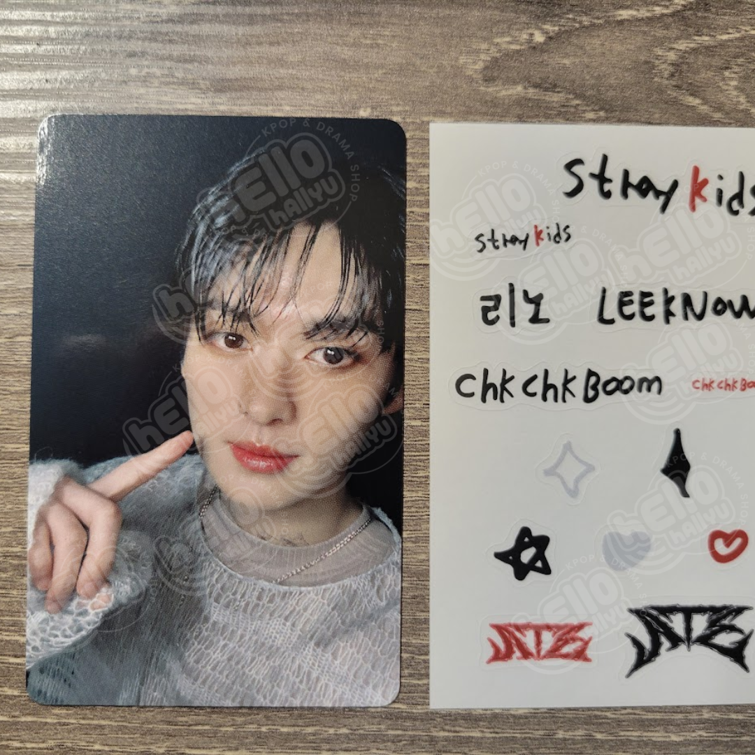 Stray Kids "ATE" - JYP Shop Pre-Order Benefit Photocard [NEMO Ver.]  & STICKER