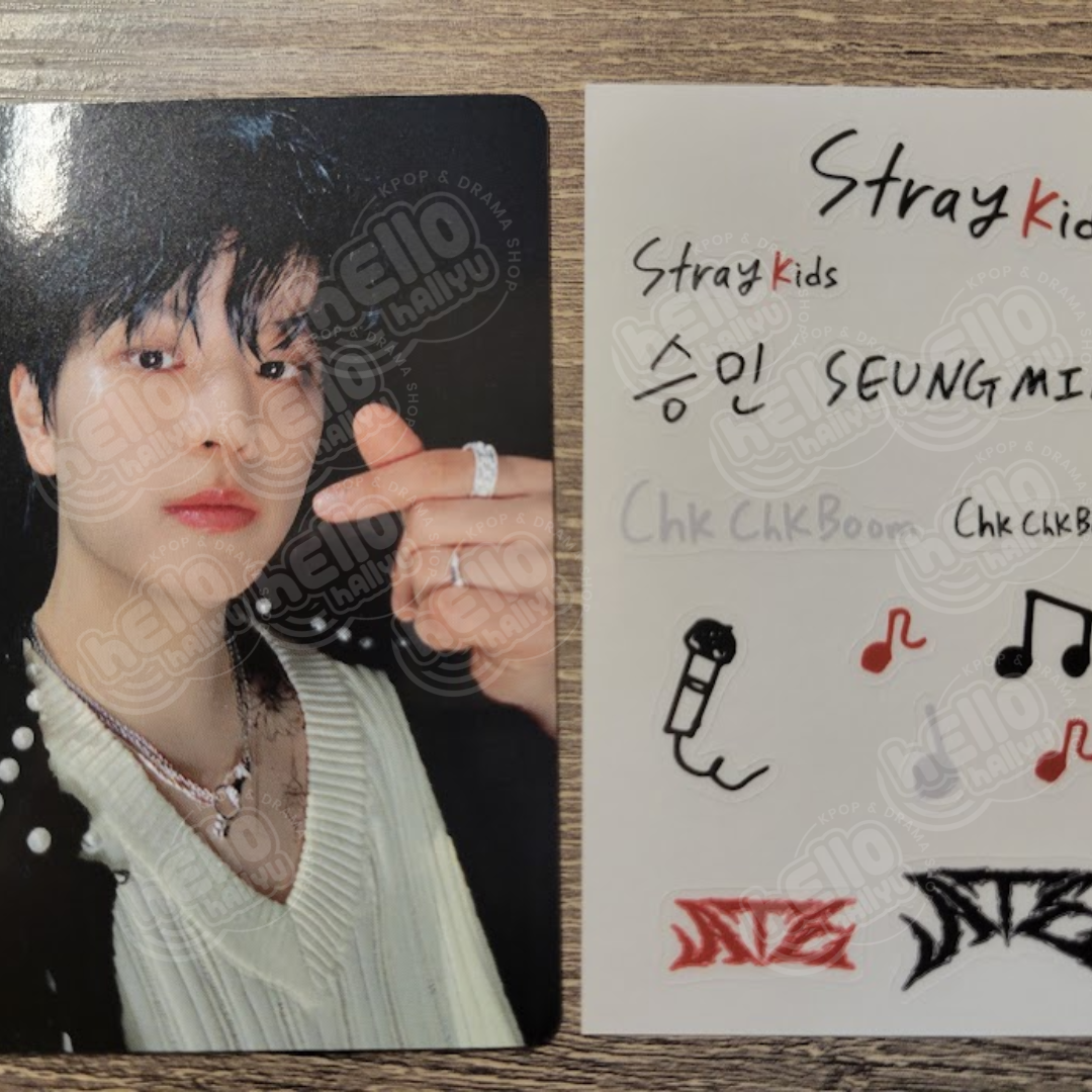 Stray Kids "ATE" - JYP Shop Pre-Order Benefit Photocard [NEMO Ver.]  & STICKER