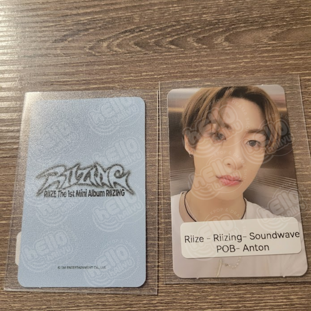 RIIZE "RIIZING" - Soundwave Pre-Order Benefit Photocard