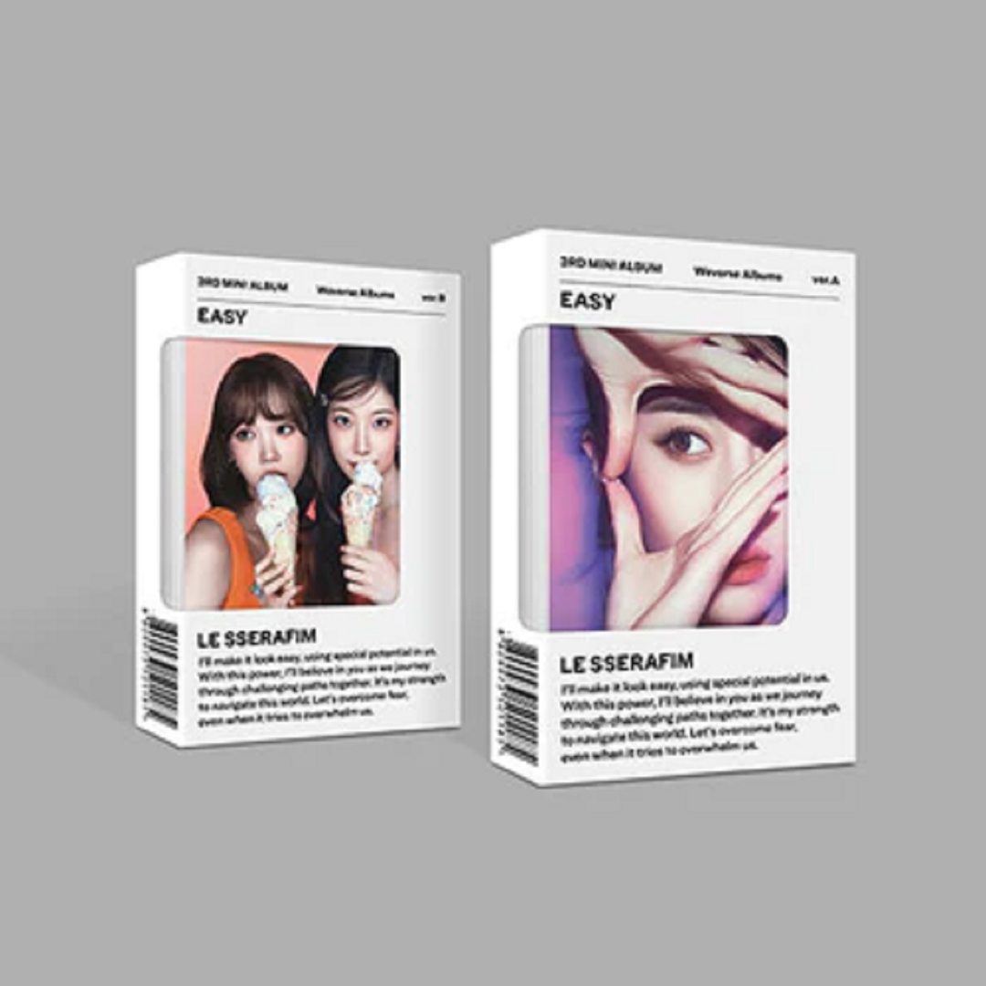 LE SSERAFIM - EASY 3RD MINI ALBUM WEVERSE ALBUMS VER.