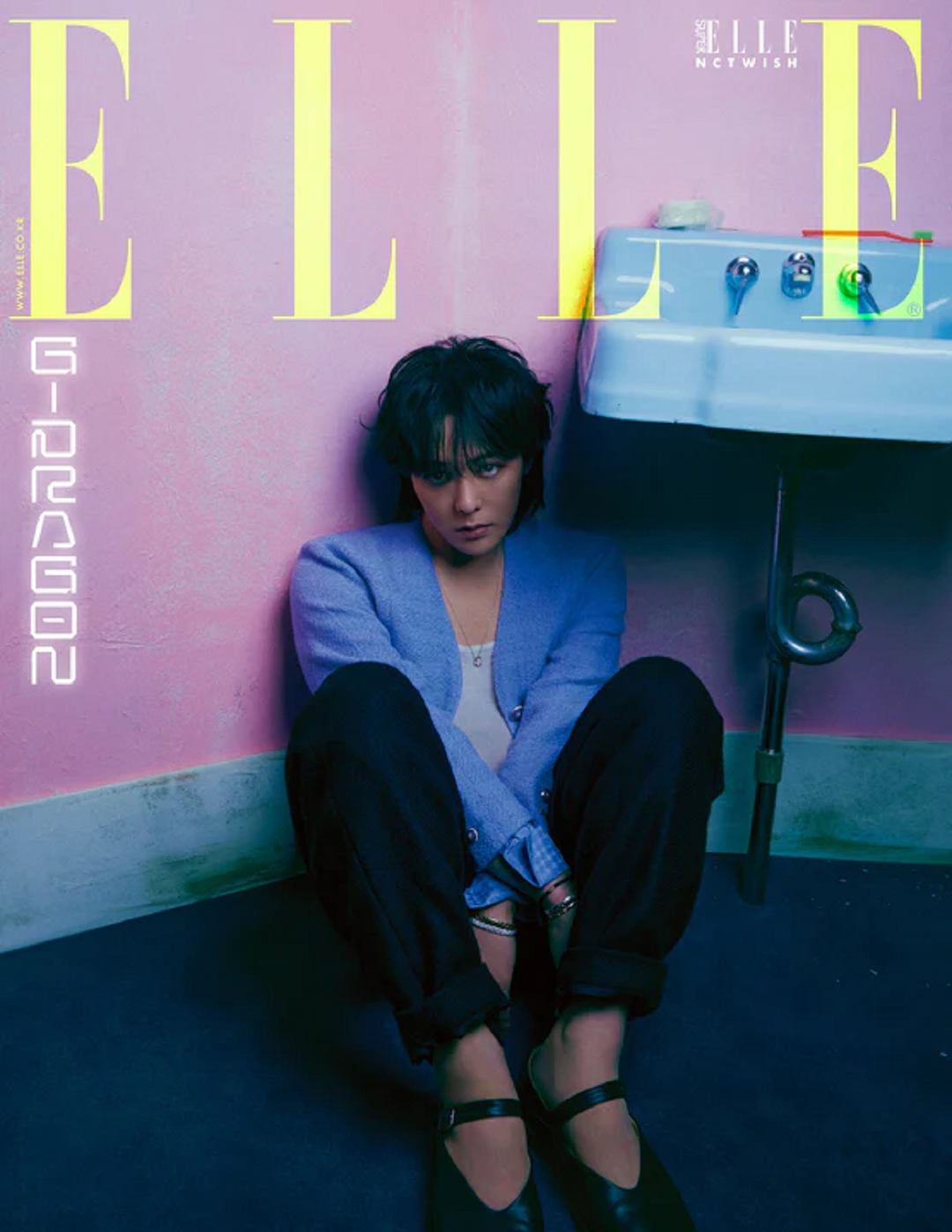 G-DRAGON COVER ELLE MAGAZINE 2024 JULY ISSUE