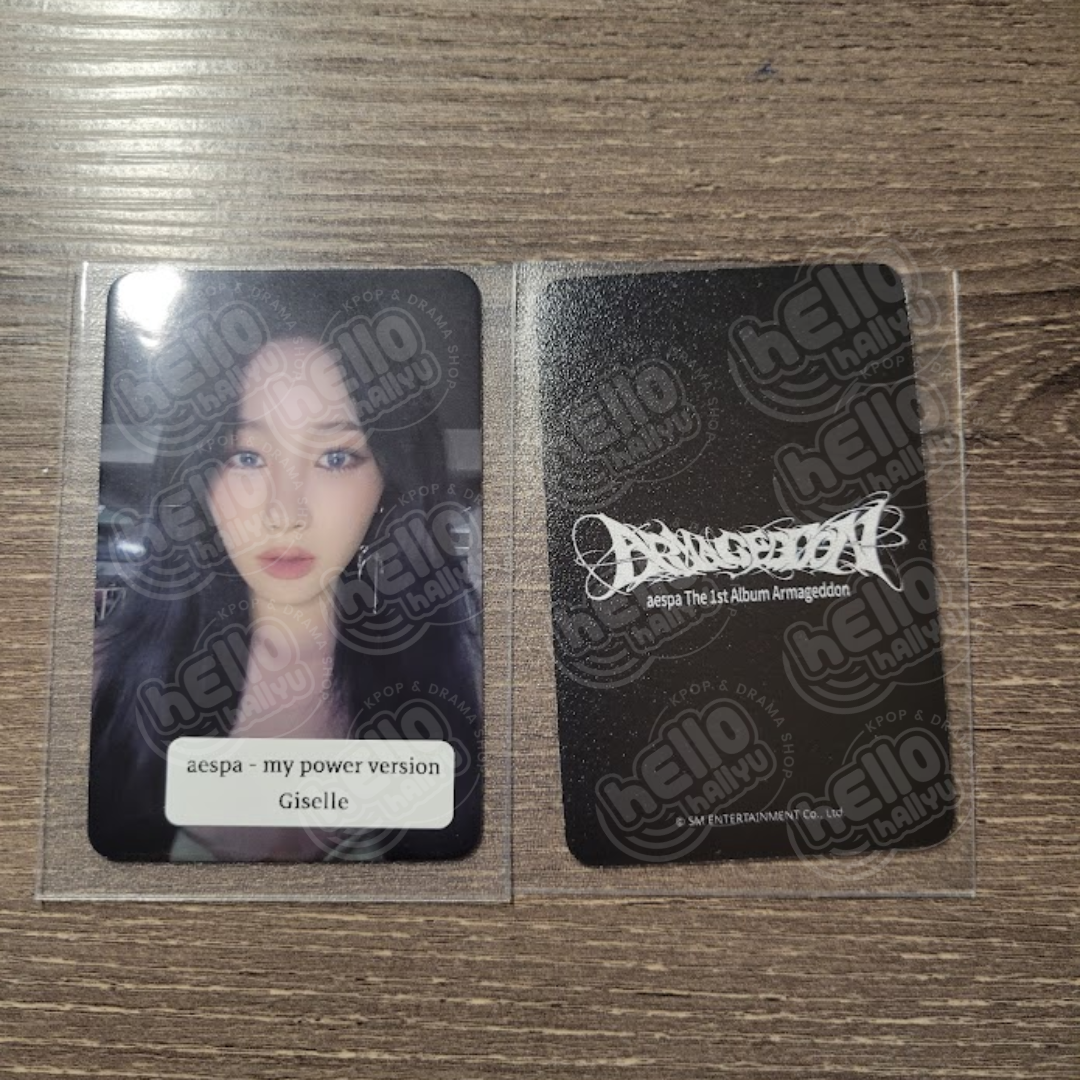 Aespa "Armageddon " - Applemusic Pre-Order Benefit Photocard