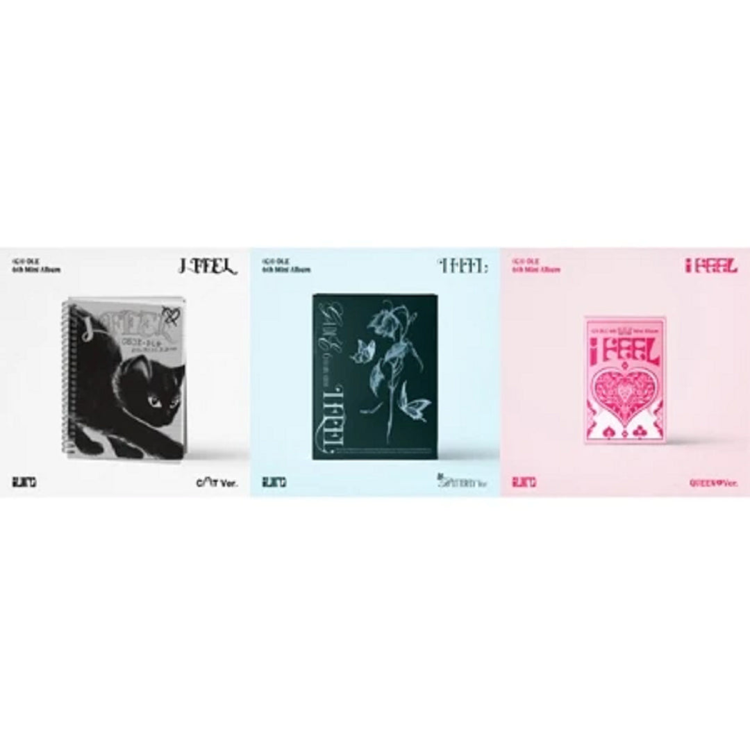 gidle-i-feel-6th-mini-album-3-version-set-covers