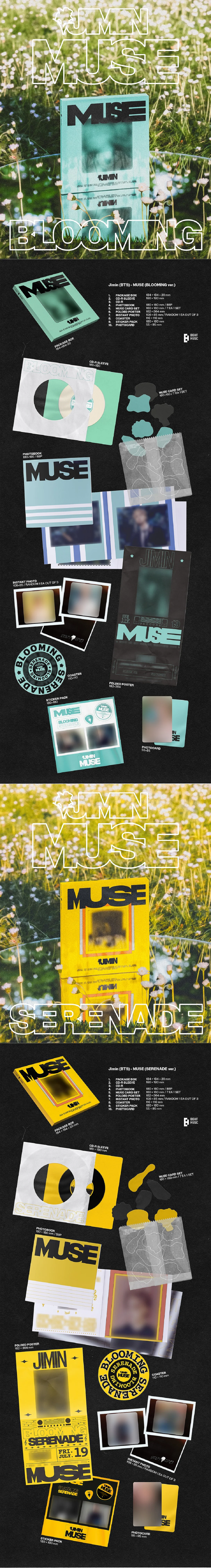 BTS JIMIN - MUSE SOLO 2ND ALBUM- WEVERSE GIFT -EARLY BIRD SET