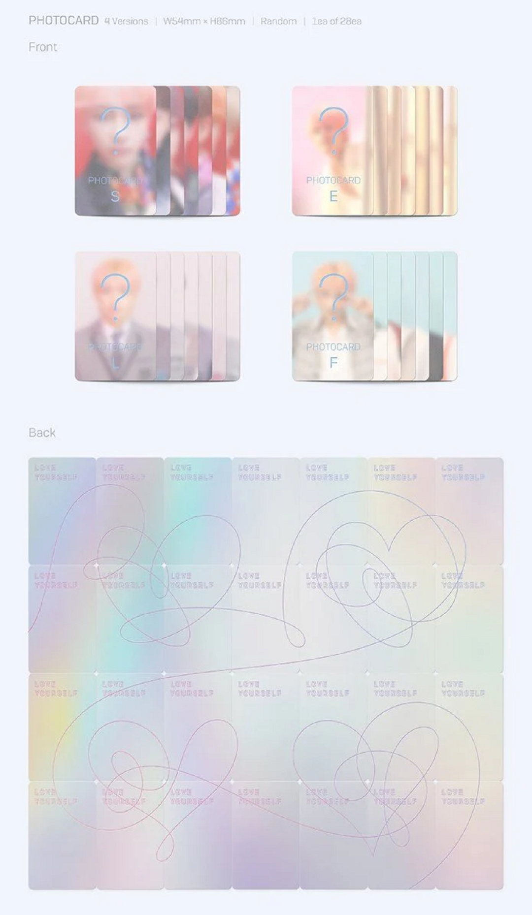 BTS - REPACKAGE ALBUM LOVE YOURSELF 結 ANSWER
