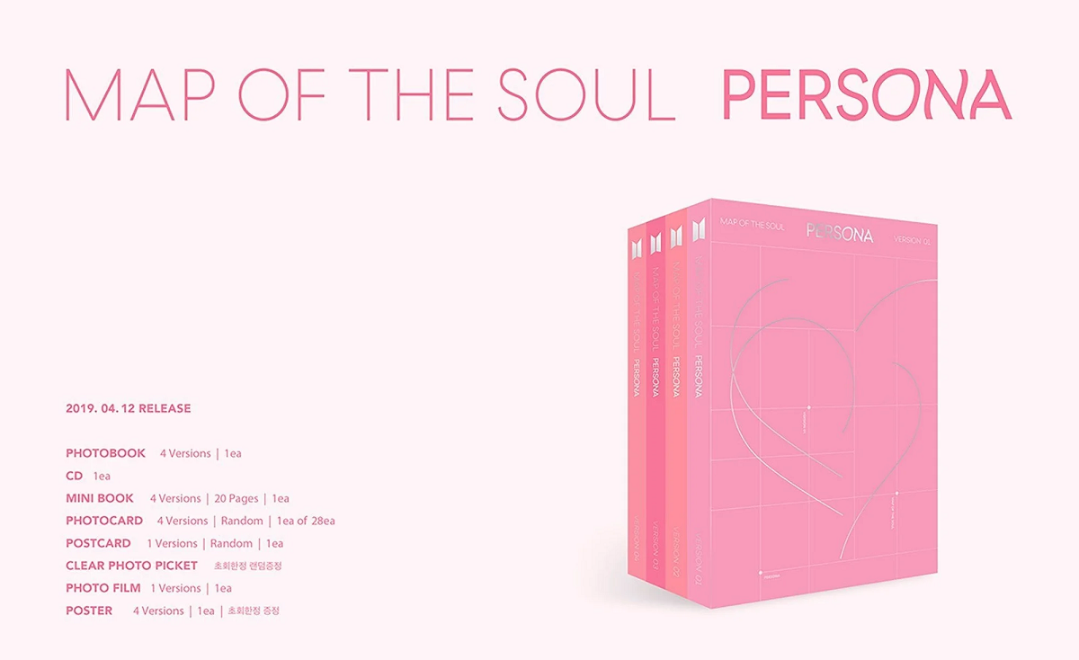BTS - 6TH MINI ALBUM MAP OF THE SOUL PERSONA - PHOTO BOOK