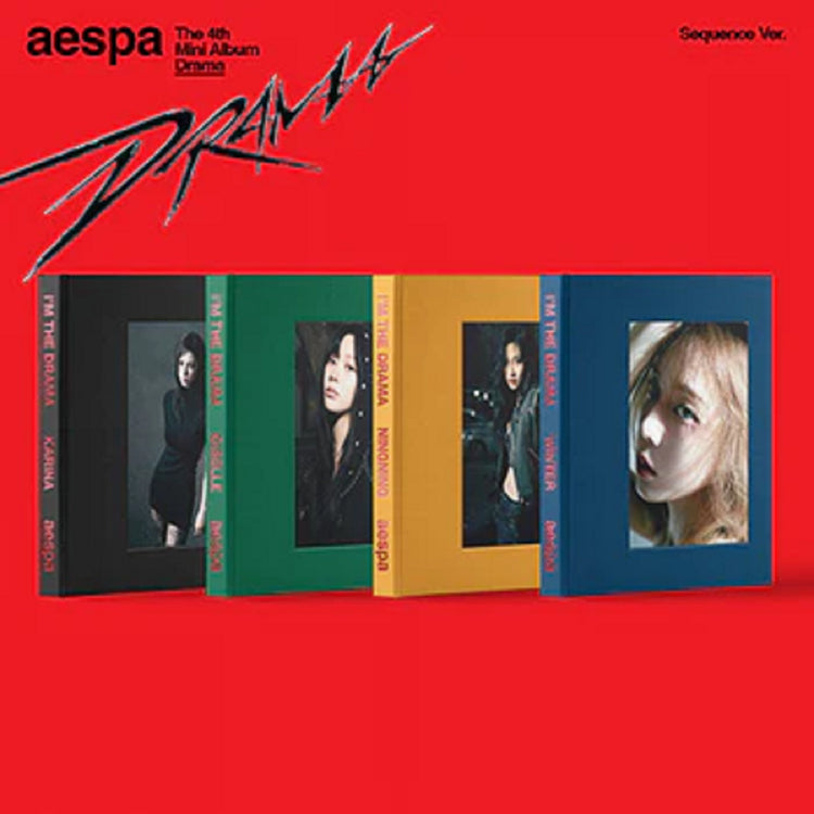 AESPA - DRAMA 4TH MINI ALBUM SEQUENCE VER. - Hello Hallyu Kpop & Drama Shop