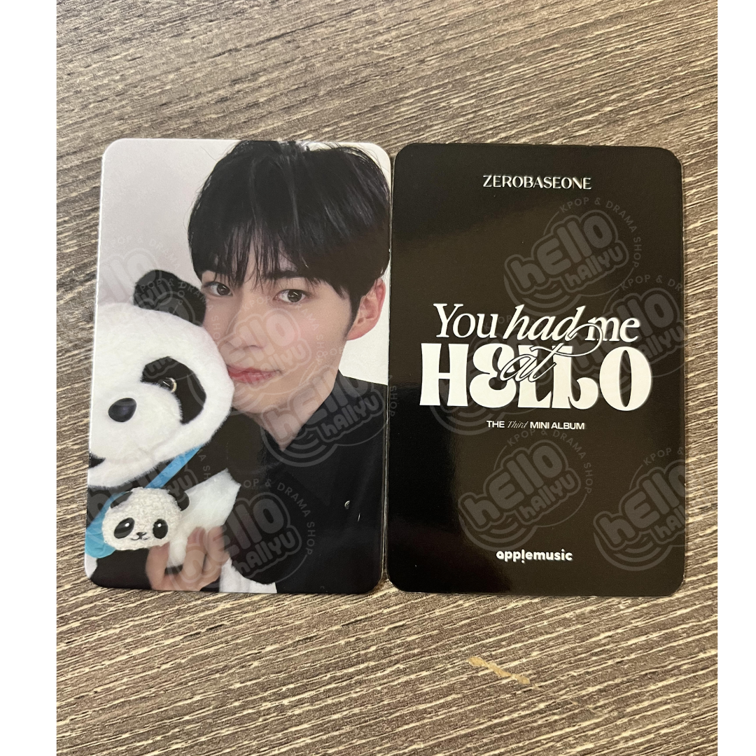 ZEROBASEONE(ZB1) "You had me at HELLO" - Apple Music Pre-Order Benefit Photocard