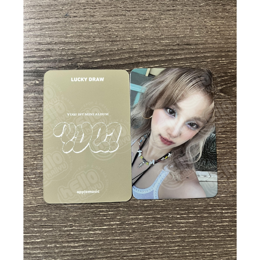 YUQI (Of (G) I-DLE) "YUQ1" - Apple Music Lucky Draw Event Photocard