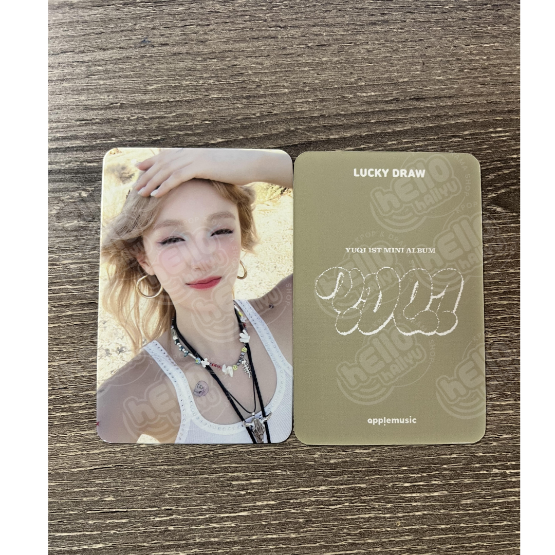 YUQI (Of (G) I-DLE) "YUQ1" - Apple Music Lucky Draw Event Photocard