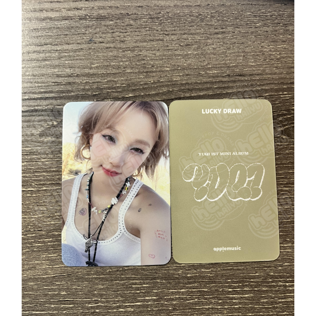 YUQI (Of (G) I-DLE) "YUQ1" - Apple Music Lucky Draw Event Photocard