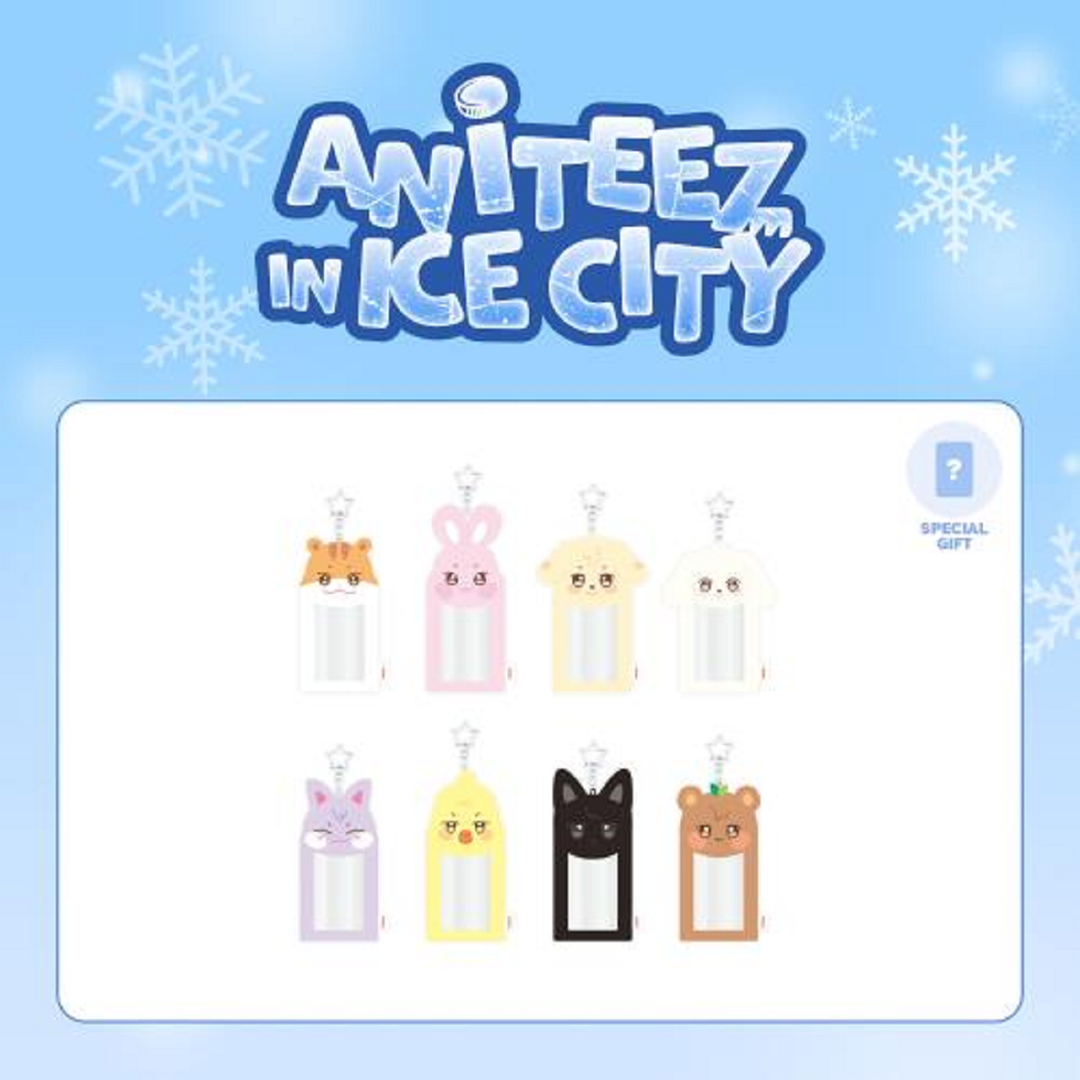 ATEEZ - OFFICIAL MD [ANITEEZ IN ICE CITY] (PLUSH PHOTOCARD HOLDER KEYRING)