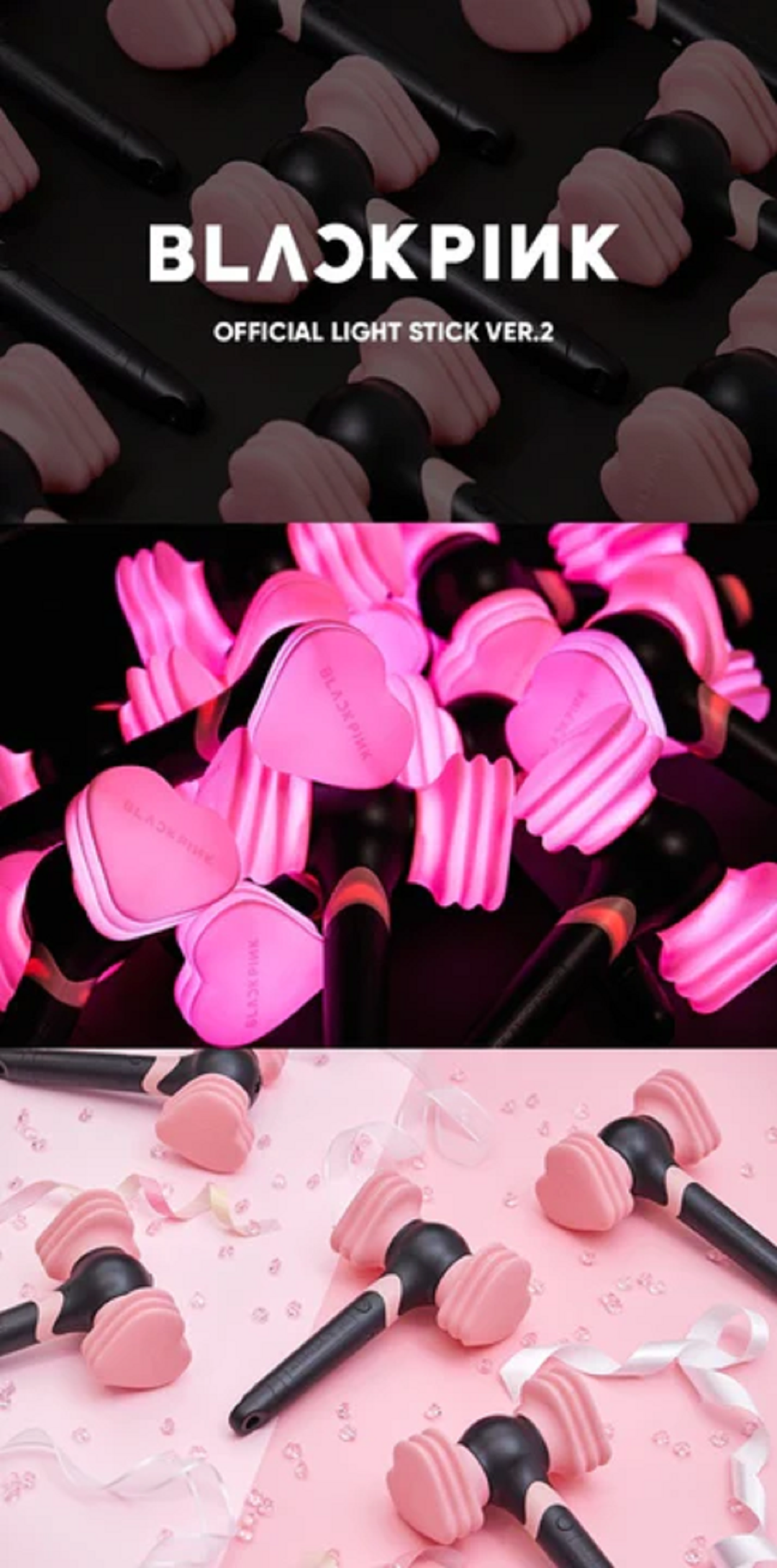 BLACKPINK - OFFICIAL LIGHT STICK VER.2 RENEWAL EDITION COLLECTION