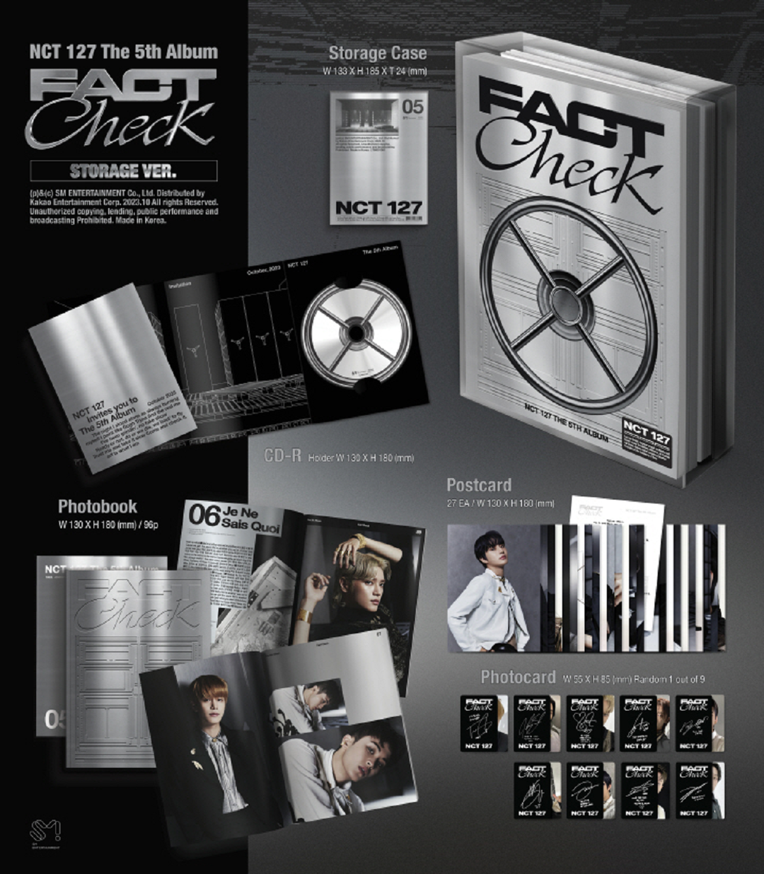 NCT 127 5th Full Album [Fact Check] (Storage Ver.)