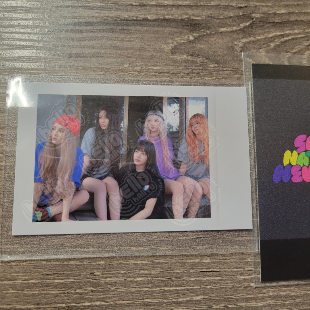 New Jeans "Supernatural" - Apple Music Pre-Order Benefit Photocard (Polaroid)