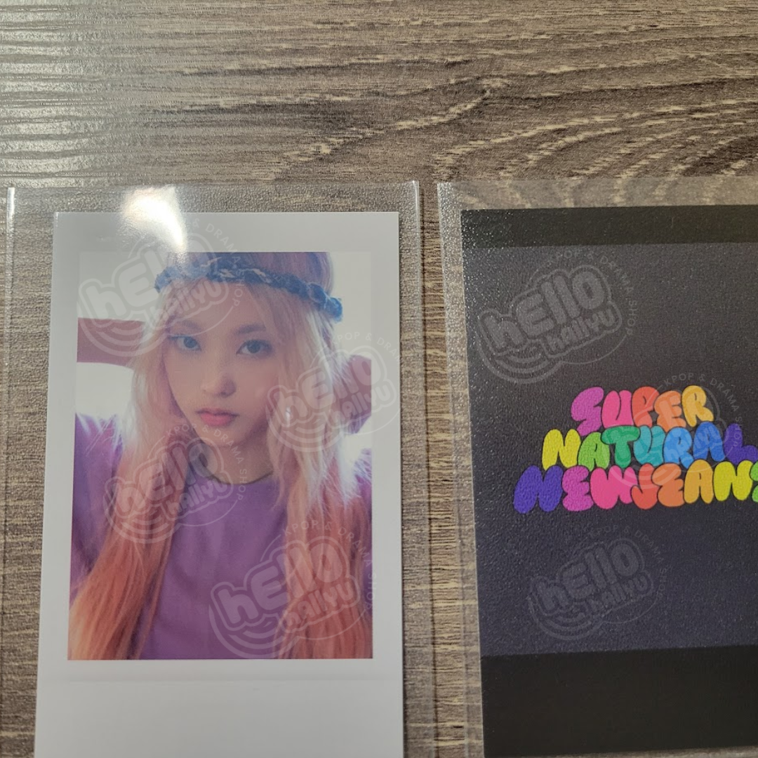 New Jeans "Supernatural" - Apple Music Pre-Order Benefit Photocard (Polaroid)