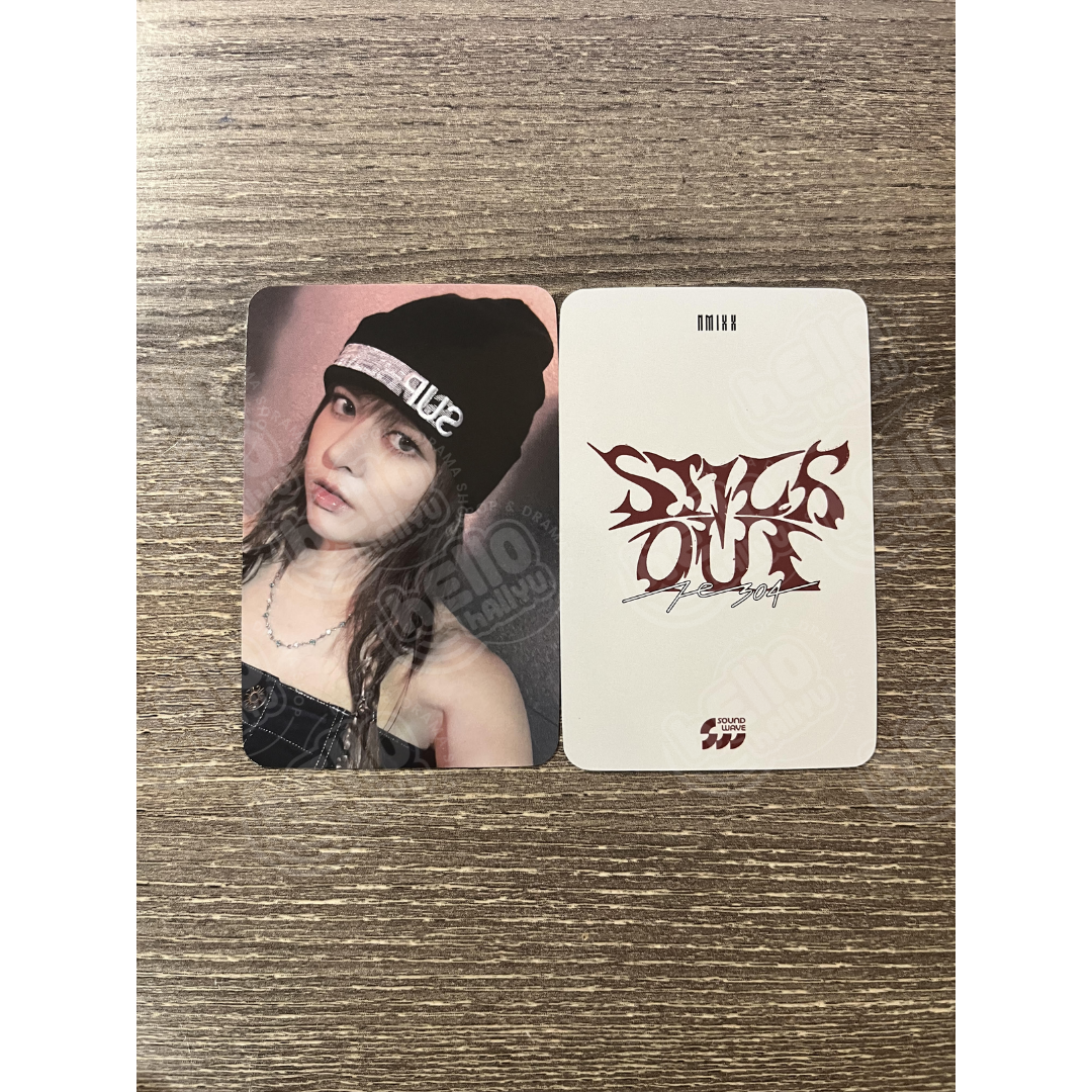 NMIXX "Fe3O4: STICK OUT" - Soundwave Fansign Event Photocard