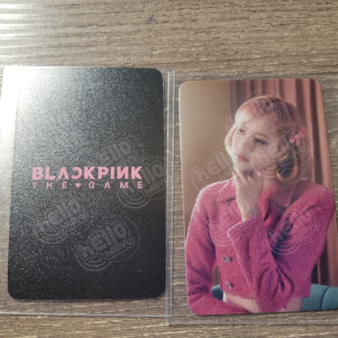 BLACKPINK "BLACKPINK THE GAME PHOTOCARD COLLECTION BACK TO RETRO" - Ktown4U Pre-Order Benefit Photocard