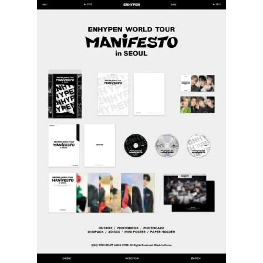 ENHYPEN - [MANIFESTO] World Tour In Seoul DVD