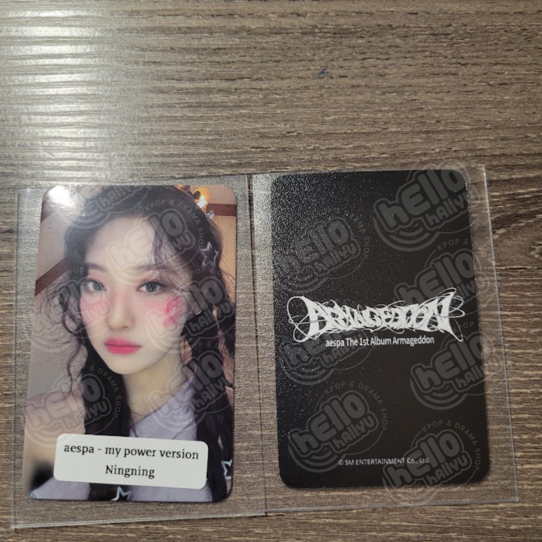 Aespa "Armageddon " - Applemusic Pre-Order Benefit Photocard