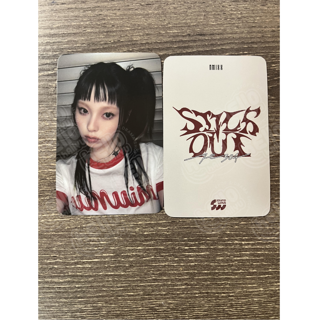 NMIXX "Fe3O4: STICK OUT" - Soundwave Fansign Event Photocard