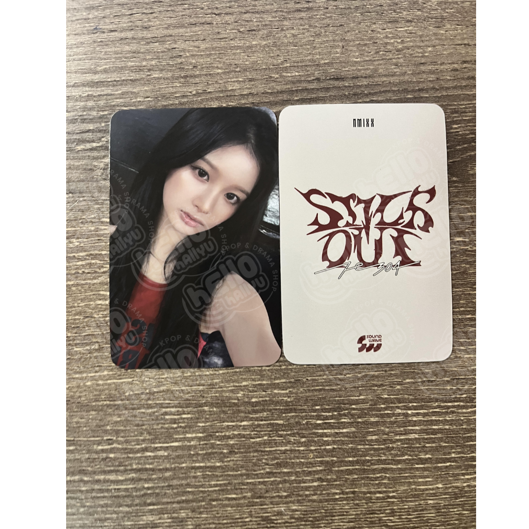 NMIXX "Fe3O4: STICK OUT" - Soundwave Fansign Event Photocard