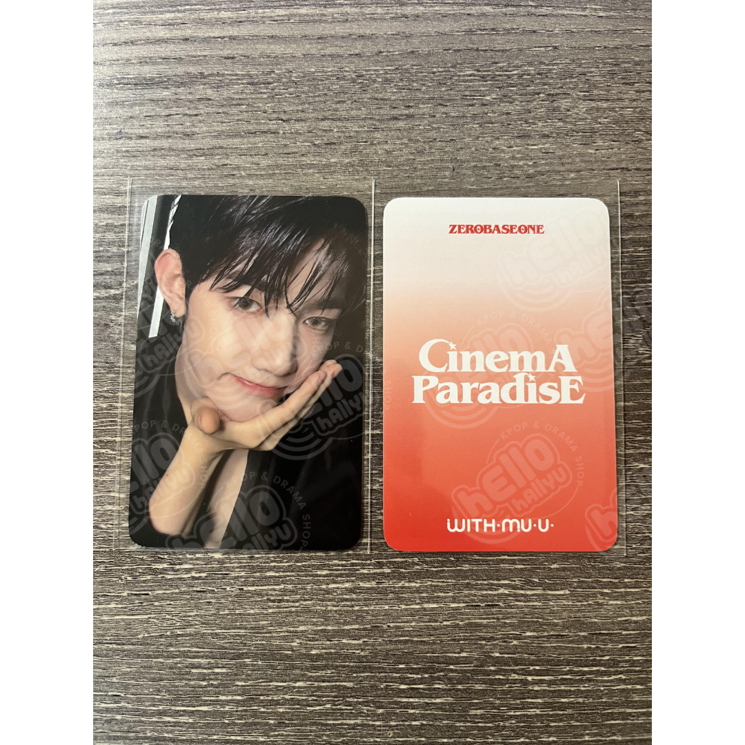 ZEROBASEONE(ZB1) "CINEMA PARADISE" - With muu Pre-Order Benefit Photocard