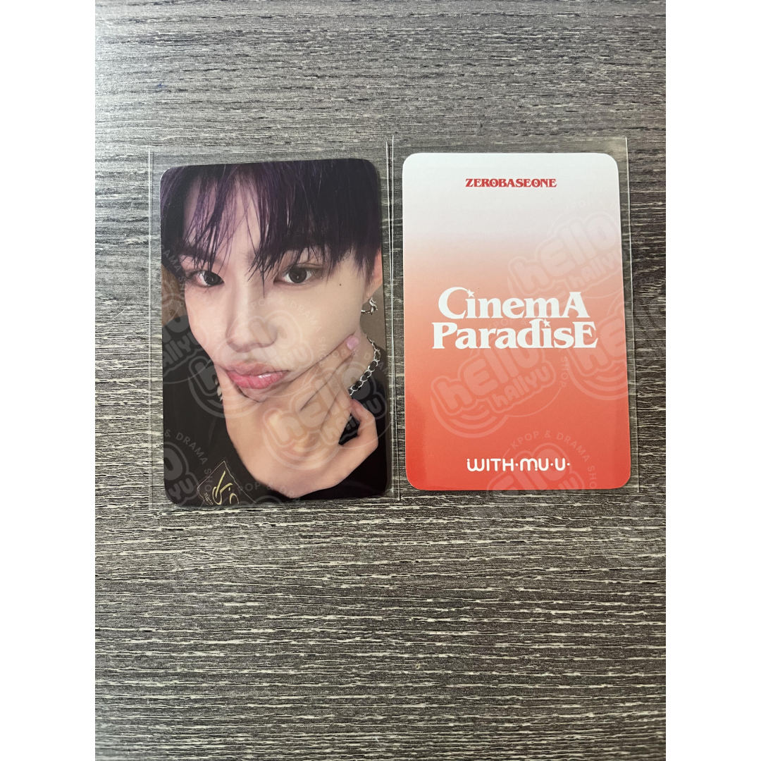 ZEROBASEONE(ZB1) "CINEMA PARADISE" - With muu Pre-Order Benefit Photocard