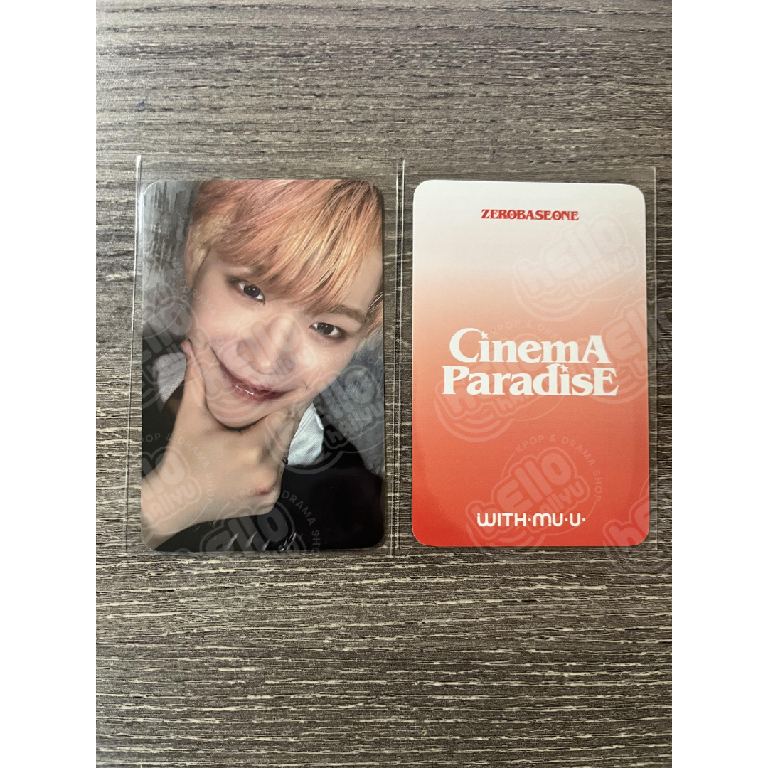 ZEROBASEONE(ZB1) "CINEMA PARADISE" - With muu Pre-Order Benefit Photocard