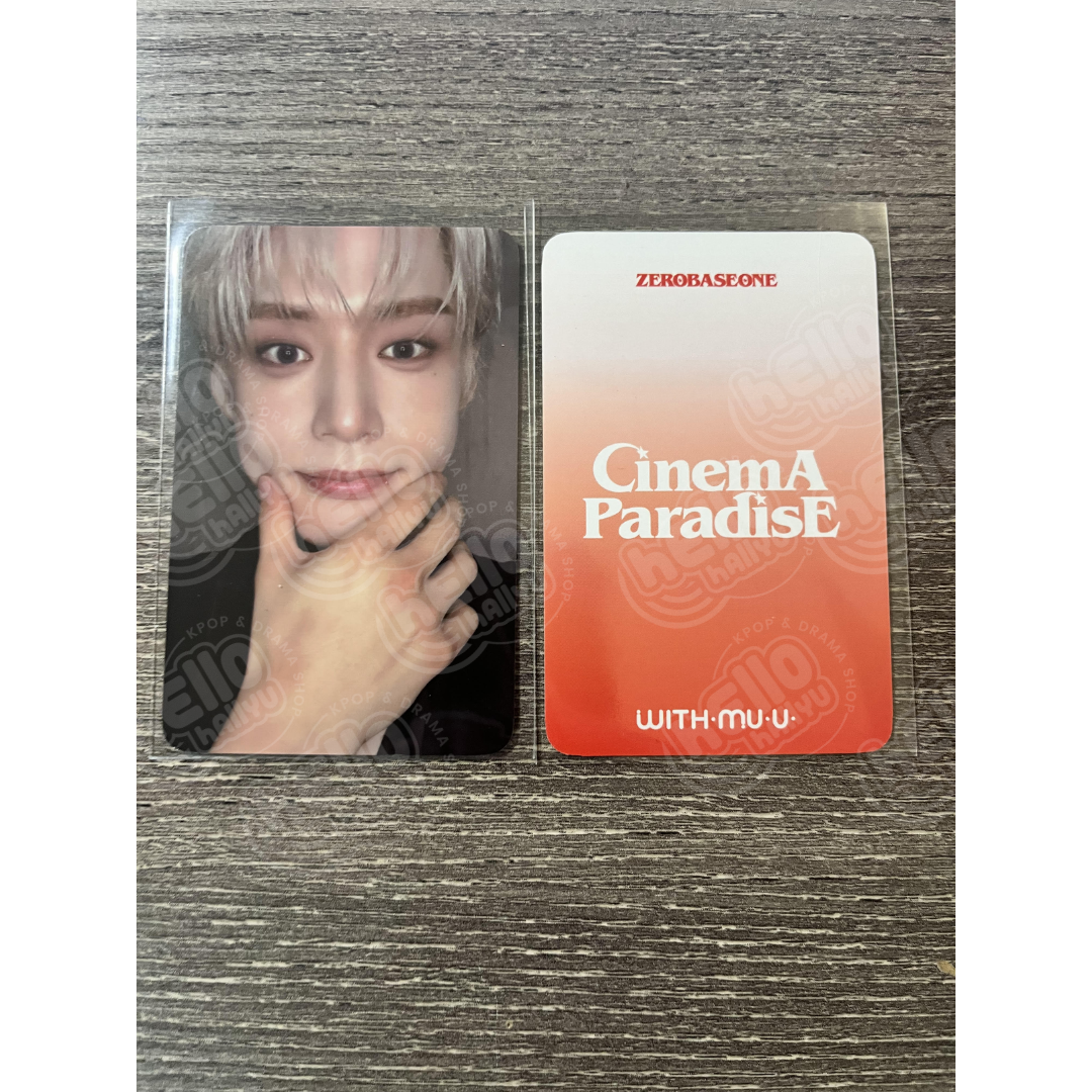 ZEROBASEONE(ZB1) "CINEMA PARADISE" - With muu Pre-Order Benefit Photocard