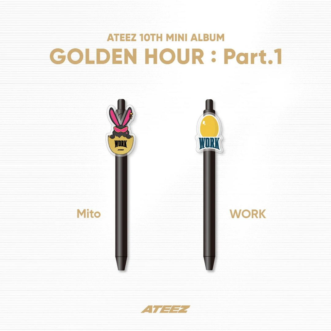 ATEEZ - [GOLDEN HOUR : Part.1] OFFICIAL MD ACRYLIC GELPEN