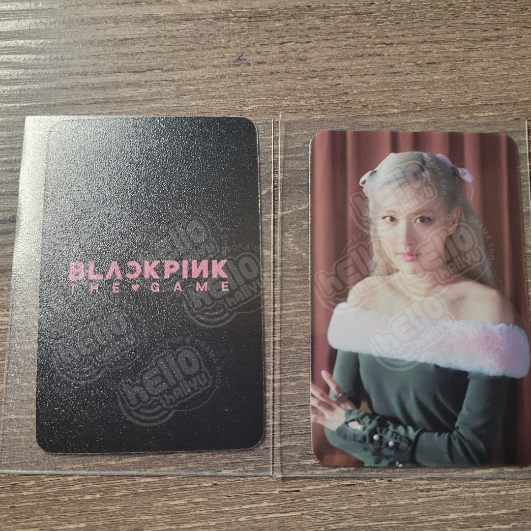 BLACKPINK "BLACKPINK THE GAME PHOTOCARD COLLECTION BACK TO RETRO" - Ktown4U Pre-Order Benefit Photocard