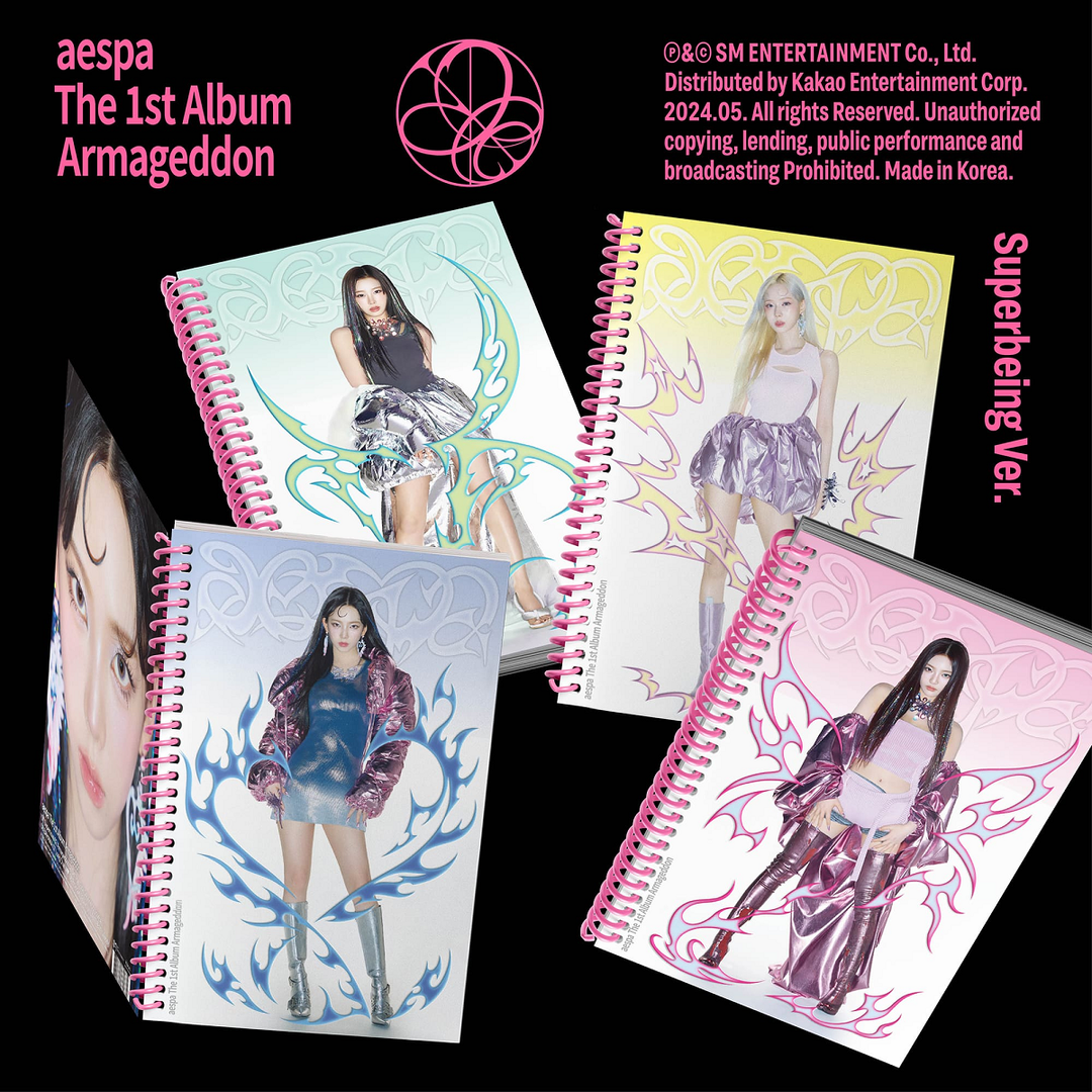 aespa 1st Full Album [Armageddon] (Superbeing Ver.) covers