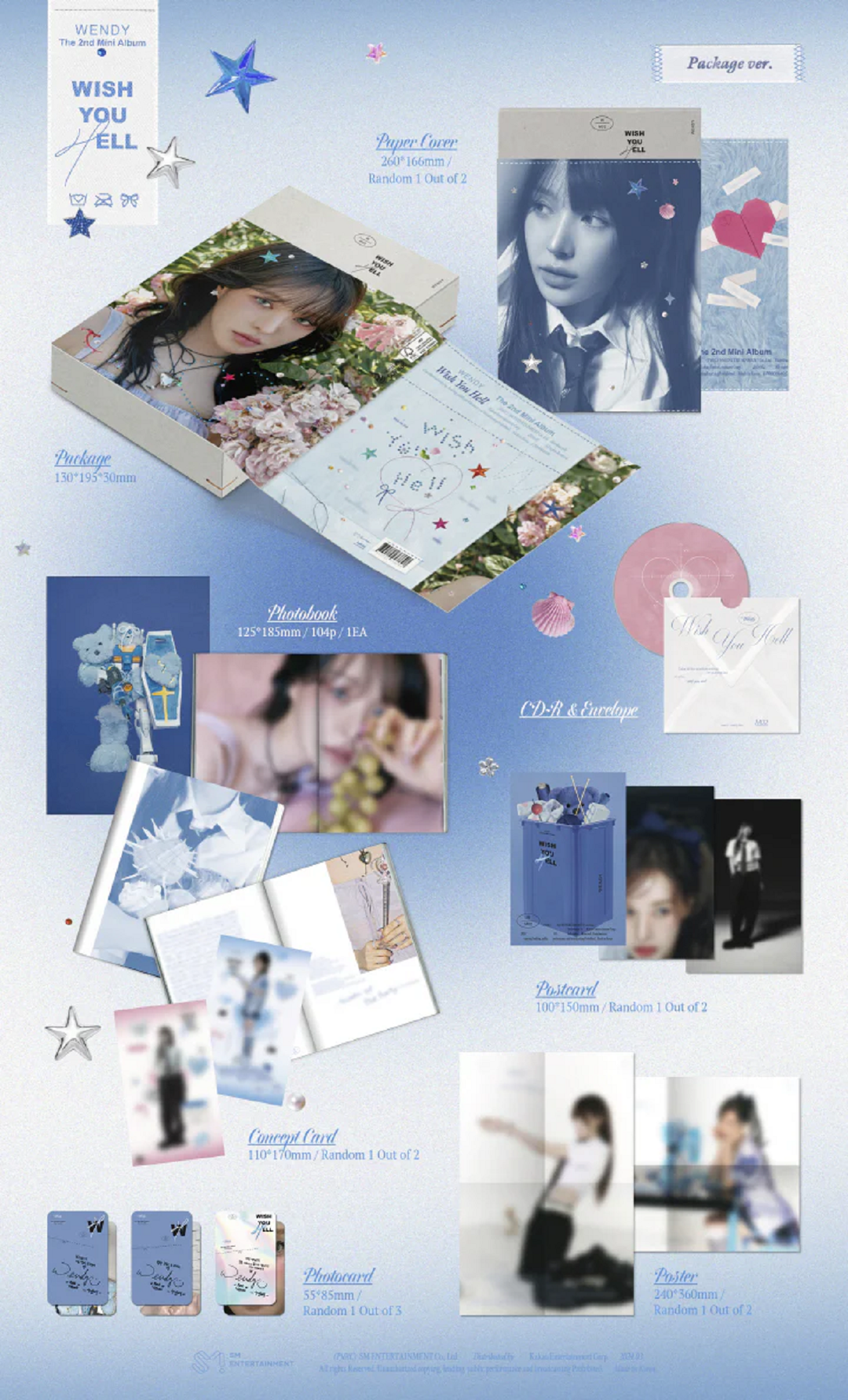 WENDY - [WISH YOU HELL] 2nd Mini Album PACKAGE Version