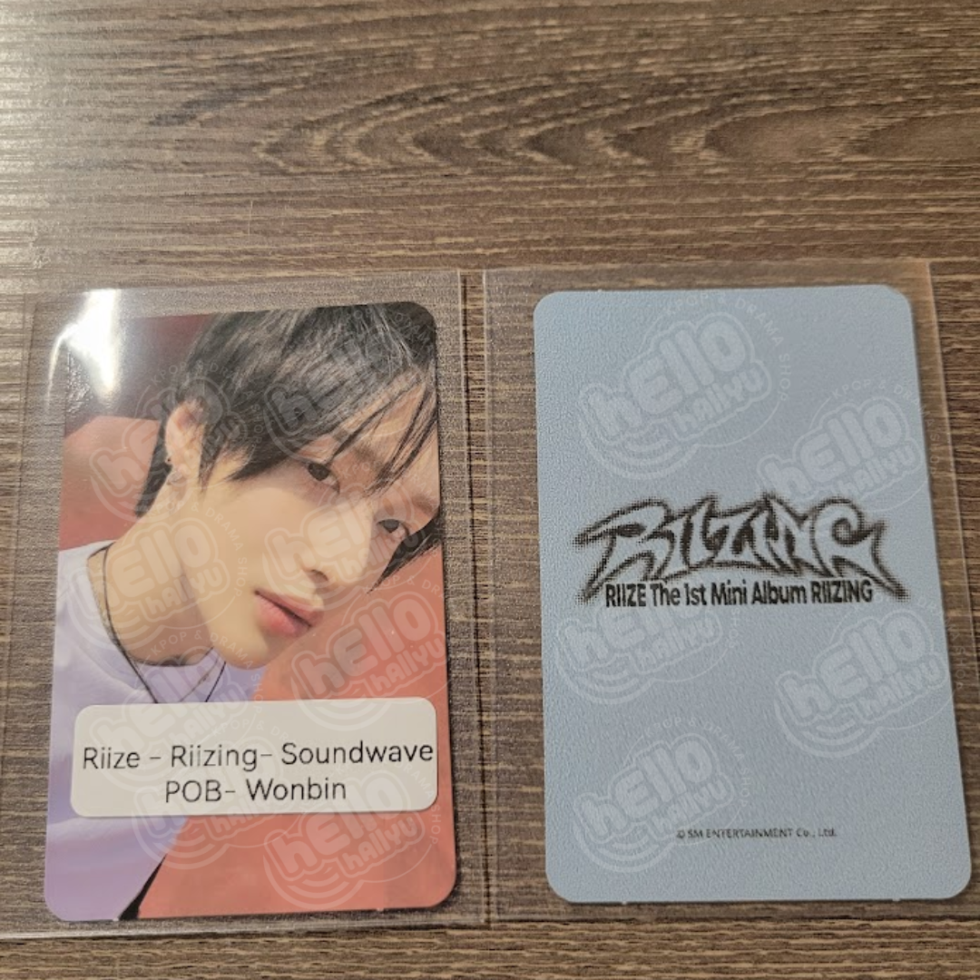 RIIZE "RIIZING" - Soundwave Pre-Order Benefit Photocard